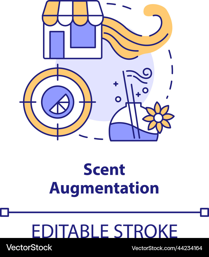 Scent augmentation concept icon – Royalty-Free Vector | VectorStock