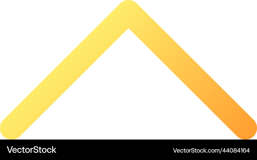 Scroll up pixel perfect flat gradient color ui Scroll up pixel perfect flat gradient color ui vector image