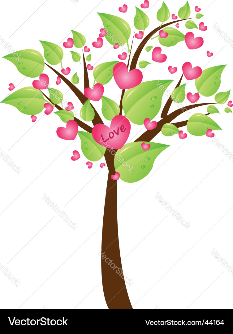 Spring tree vector image