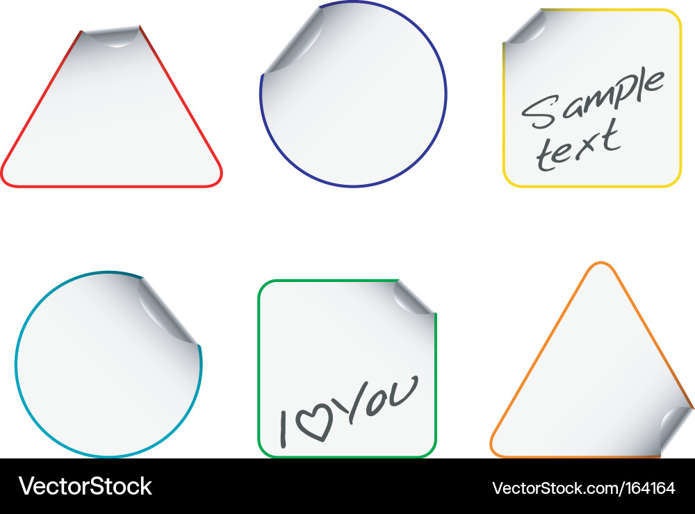 Stick empty set shadows vector image