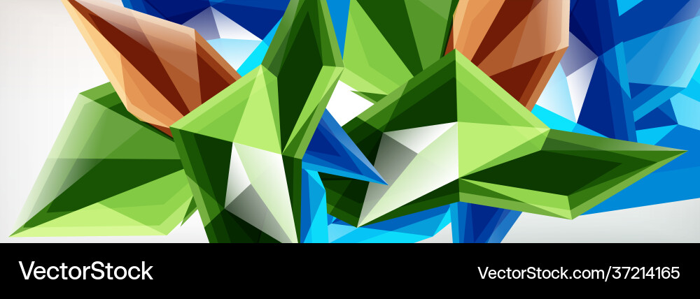 3d triangles and pyramids abstract 3d triangles and pyramids abstract vector image