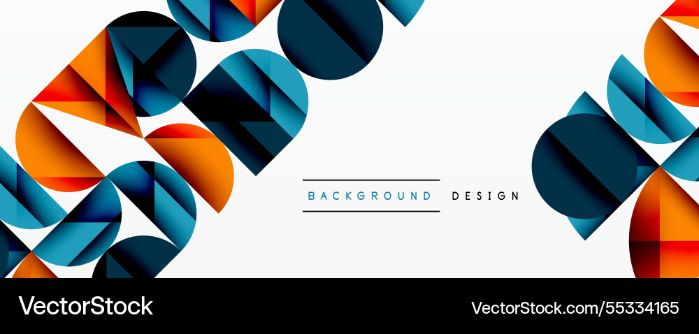 Abstract geometric background with layered Abstract geometric background with layered vector image