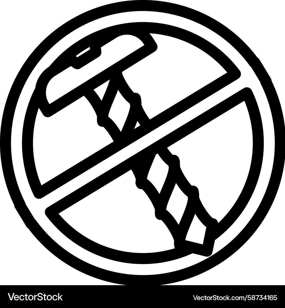 Assembly Required Line Icon Vector Image