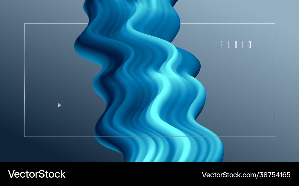 Dimensional gradient shape element for design Vector Image