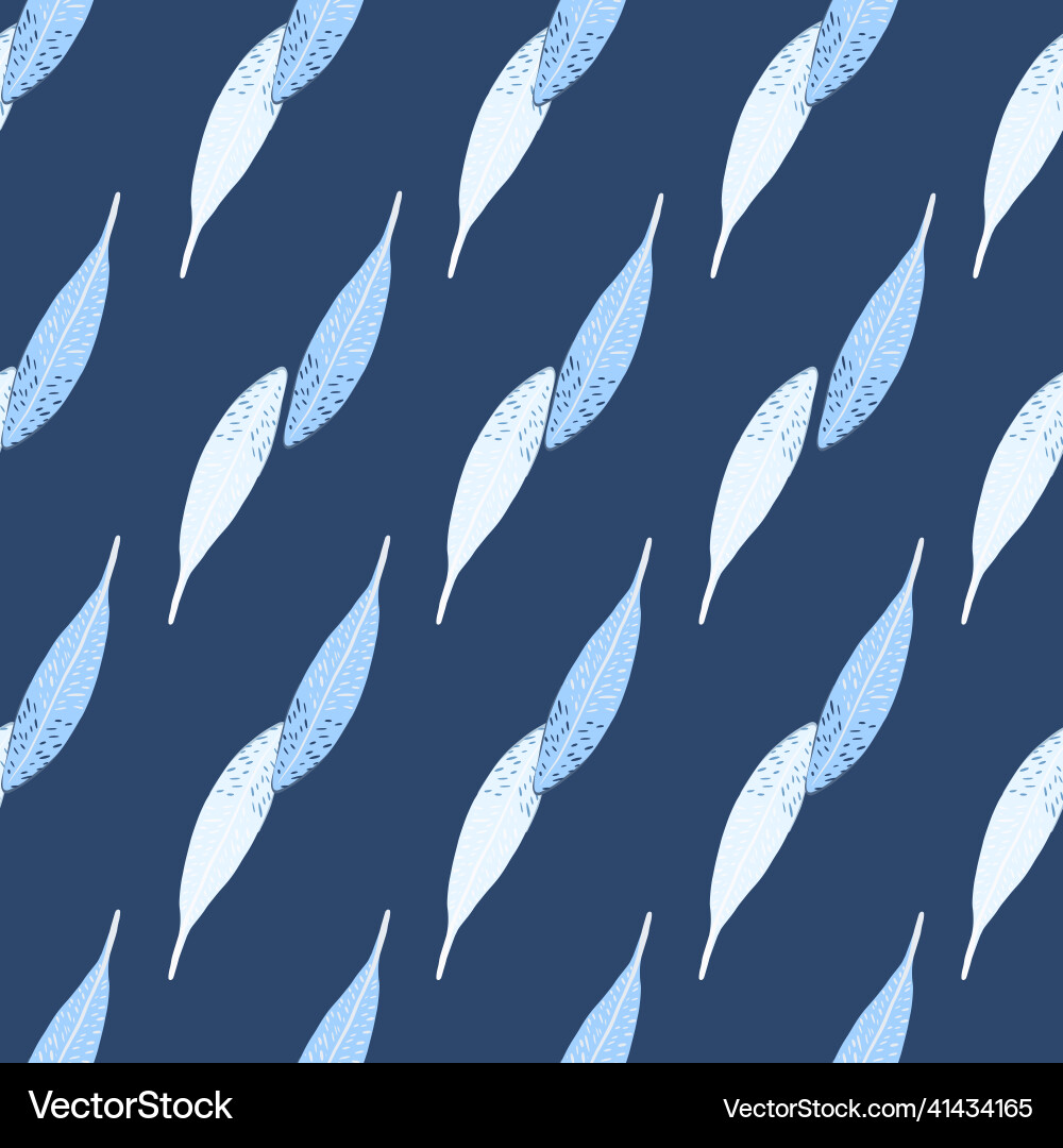 Feathers seamless pattern background feather Feathers seamless pattern background feather vector image