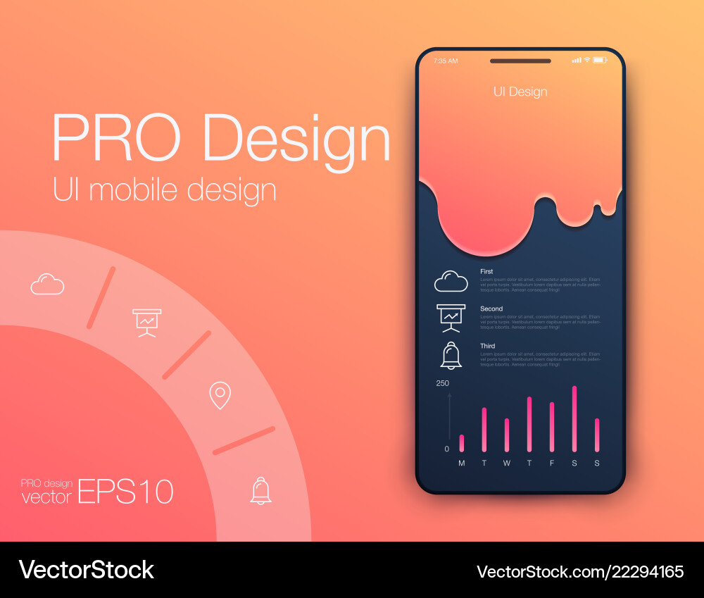 Modern Web & UI Interface Concepts vector image