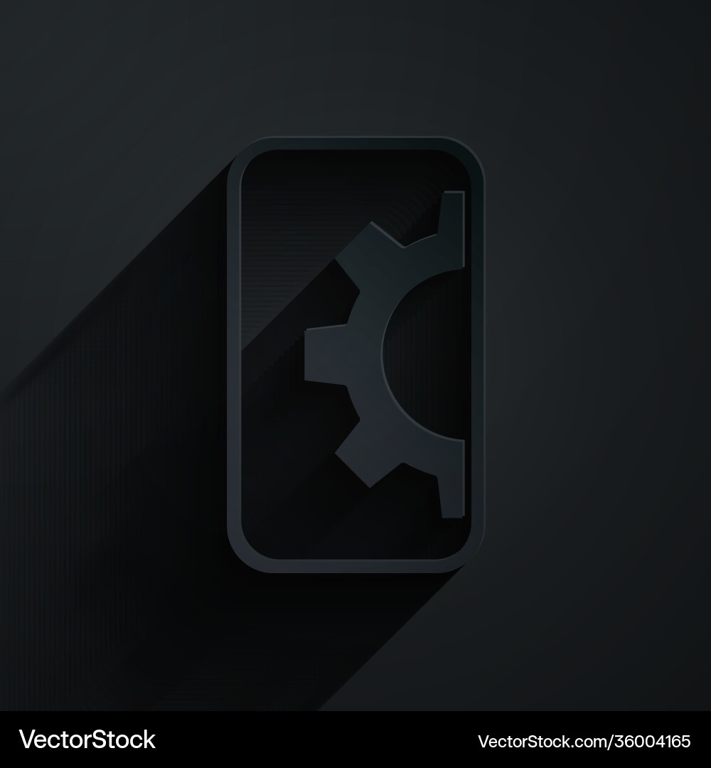 Paper cut software web development programming Vector Image