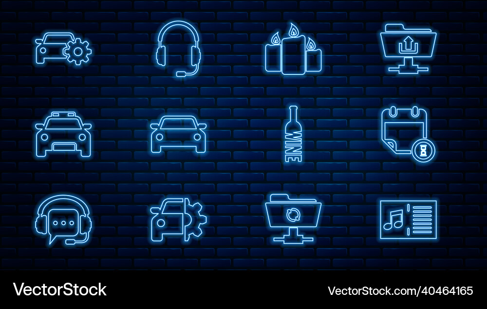 Set line music book with note calendar and clock Set line music book with note calendar and clock vector image