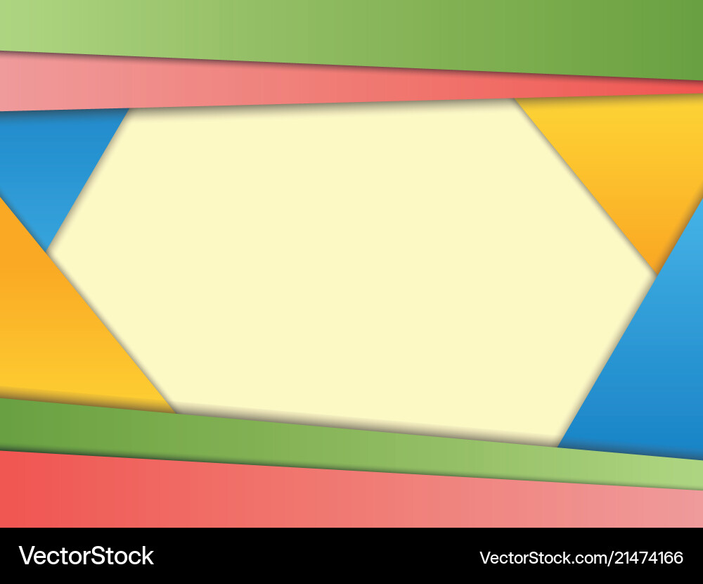 Abstract background with paper layers in modern vector image