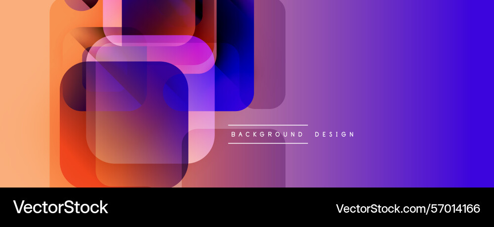 Abstract geometric shapes overlap gradient colors Abstract geometric shapes overlap gradient colors Vector Image