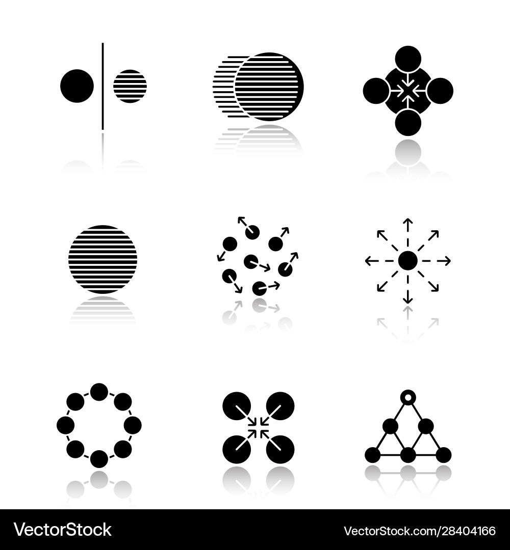 Abstract Symbol Set - Concepts & Icons Vector Image