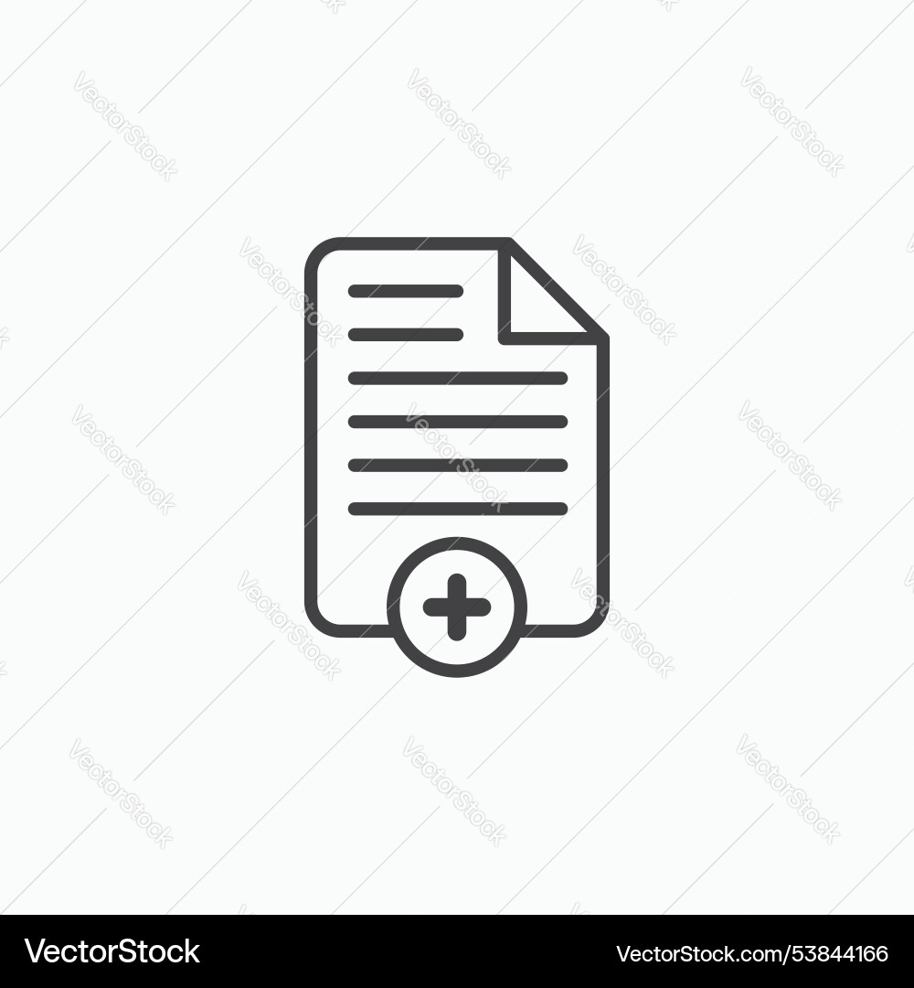 Add document icon set Add document icon set vector image