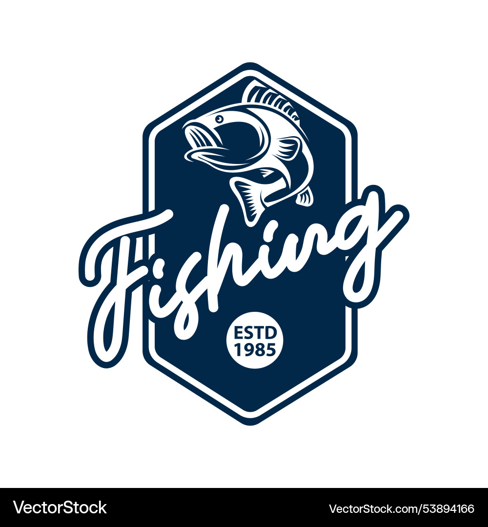 Big fish jumping with elements in the form Big fish jumping with elements in the form vector image