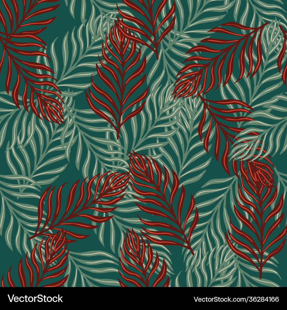 Botany wildlife seamless pattern with abstract Botany wildlife seamless pattern with abstract vector image
