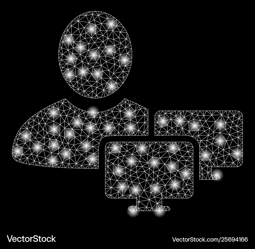 Golden square pattern computer administrator Golden square pattern computer administrator vector image
