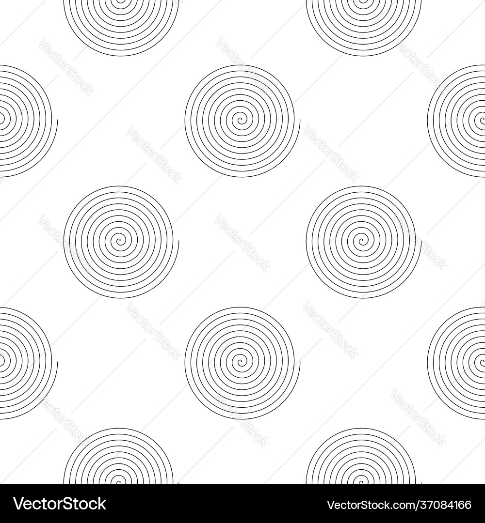 Repeatable pattern with spiral swirl twirl shape Repeatable pattern with spiral swirl twirl shape vector image