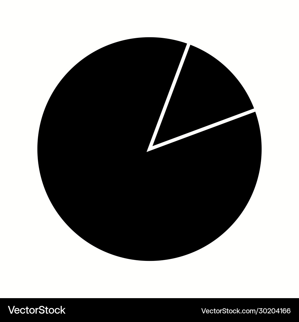 Unique data usage glyph icon Vector Image