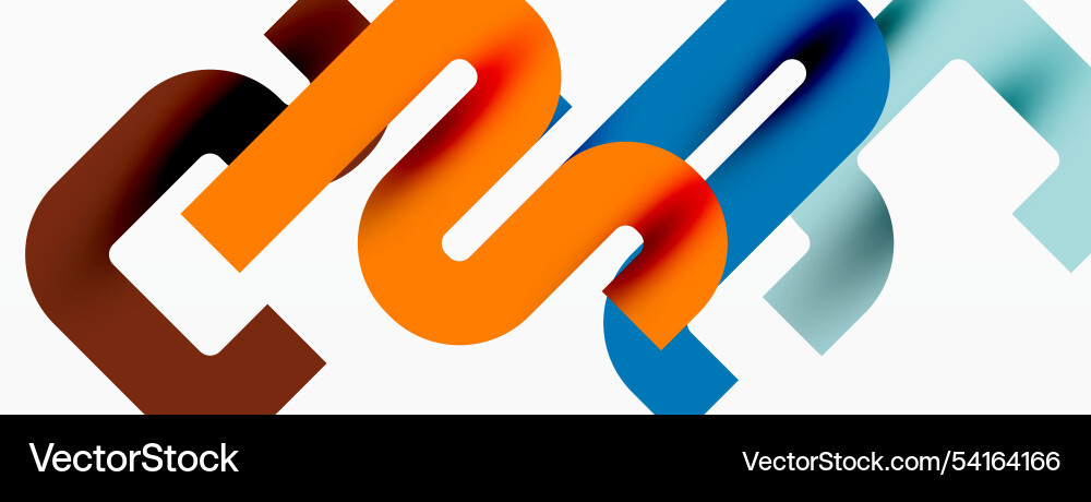 Wave lines minimal abstract background Vector Image