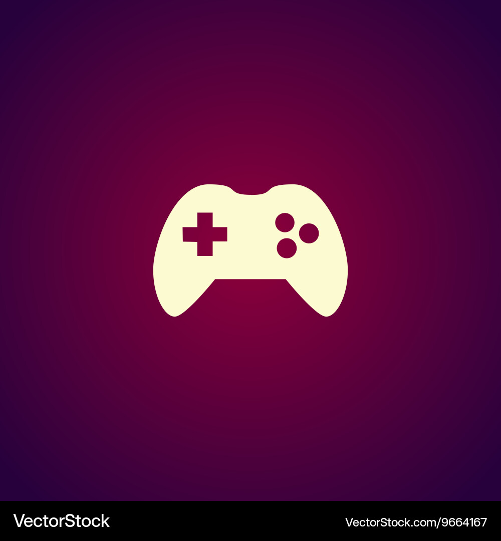 Game controller icon vector image