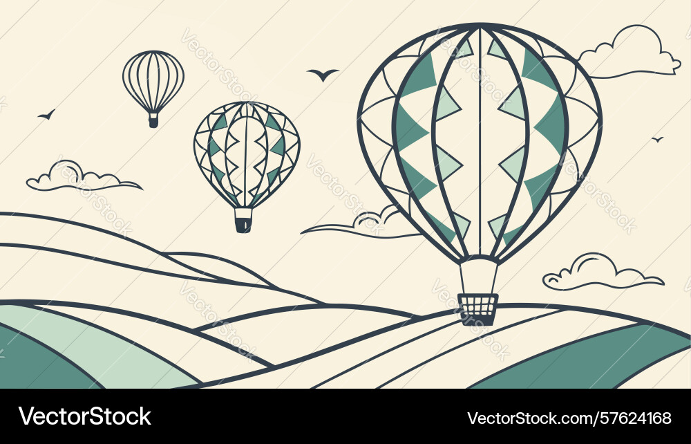 Abstract interlocking geometric pattern vector image