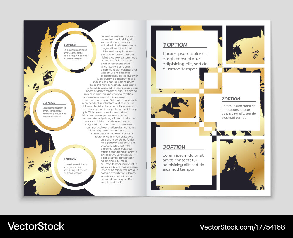 Abstract layout background set for art vector image