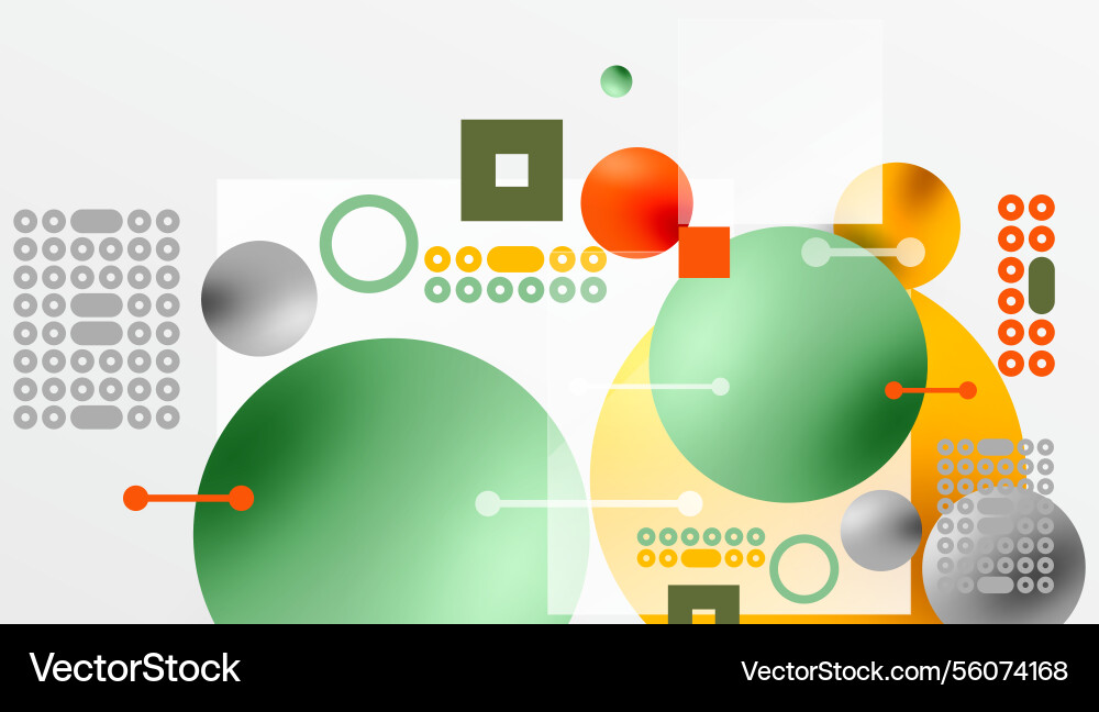 Circles and elements geometric abstract background Circles and elements geometric abstract background vector image