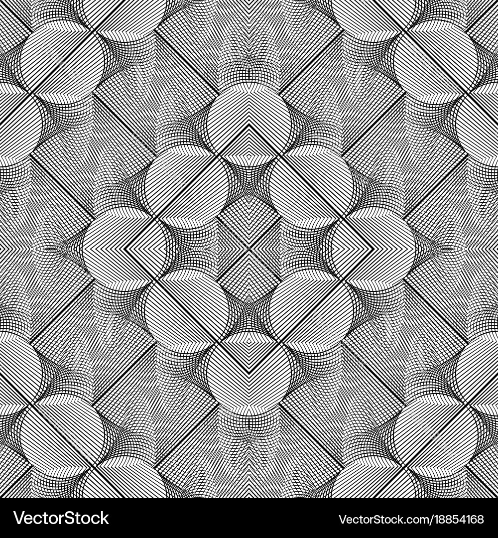 Design seamless monochrome grid pattern Vector Image