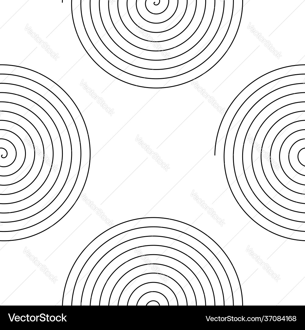 Wiederholbares Muster mit Spiralwirbeldrahtform Wiederholbares Muster mit Spiralwirbeldrahtform vektorbild
