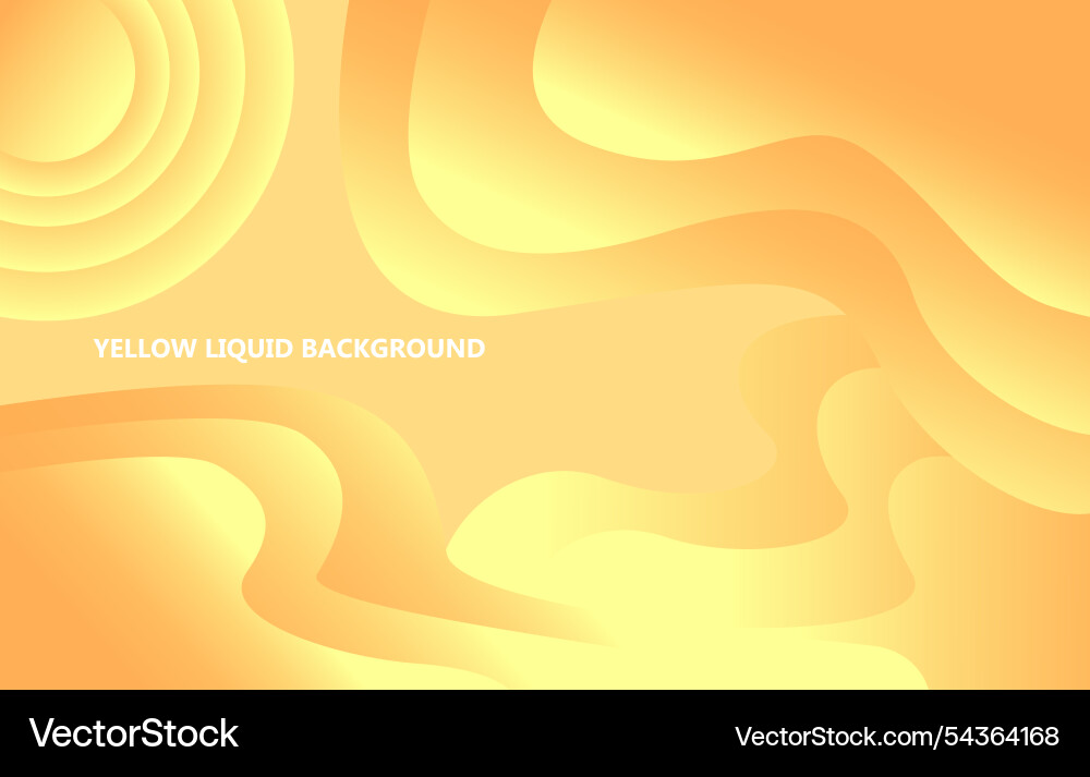 Yellow gold liquid abstract background Yellow gold liquid abstract background vector image