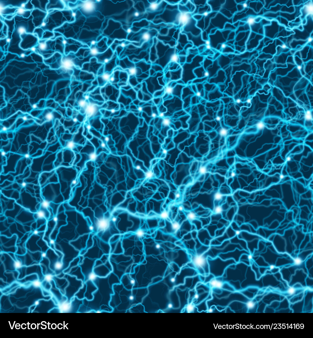 Electric Lightning Flash Pattern vector image