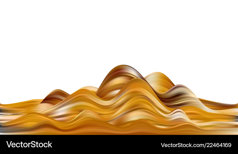 Fluid Color Wave Background vector image