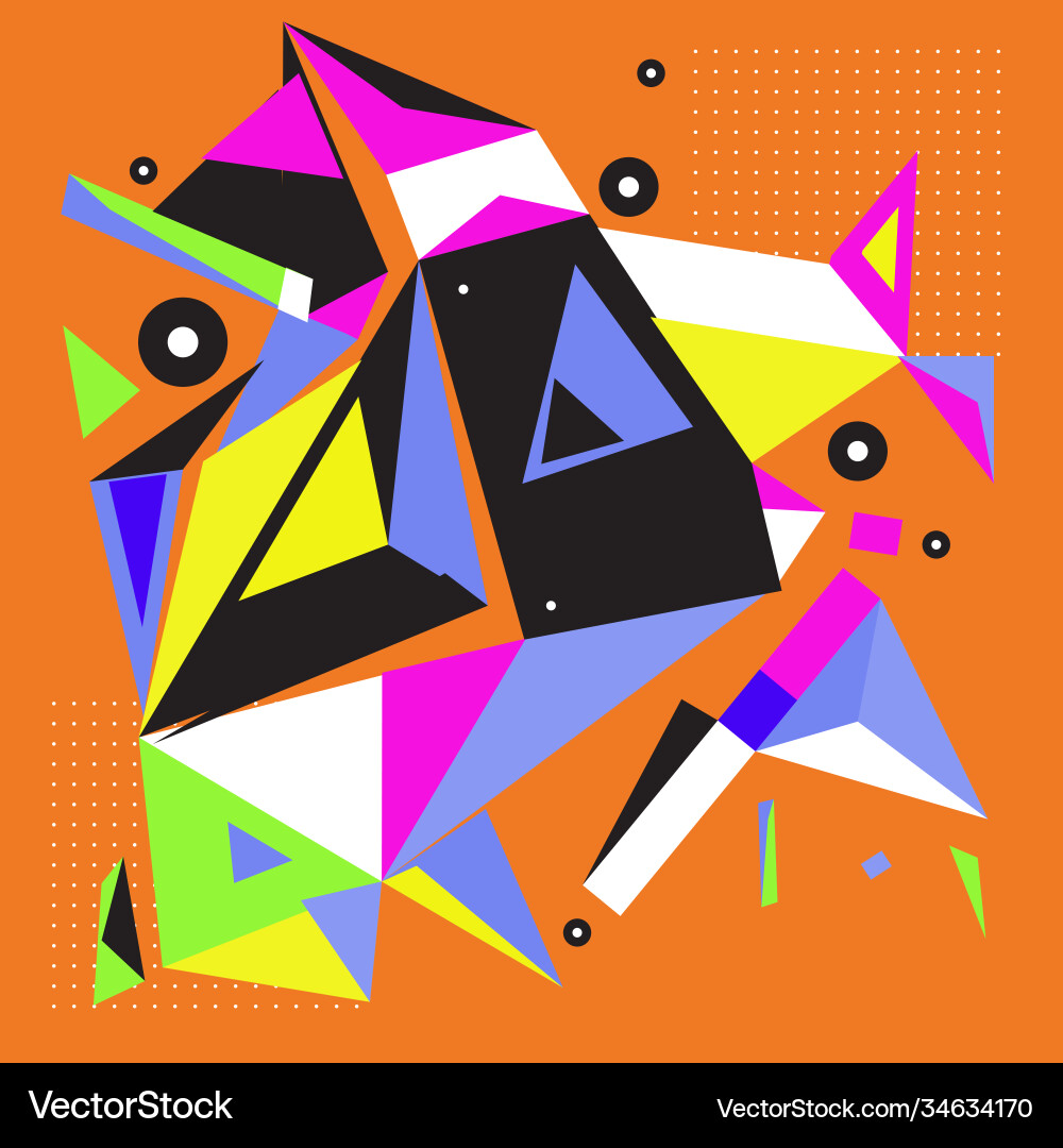 Abstract modern triangles background pattern Abstract modern triangles background pattern vector image