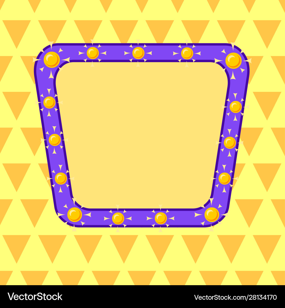 Asymmetrical unequal shaped form format Asymmetrical unequal shaped form format vector image