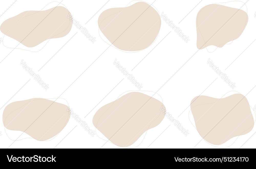 Blobs Flüssigkeit Formen Symbol visuellen Satz Blobs Flüssigkeit Formen Symbol visuellen Satz Vektorbild