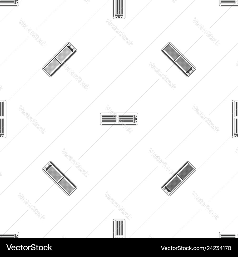 Old conditioner pattern seamless Old conditioner pattern seamless vector image