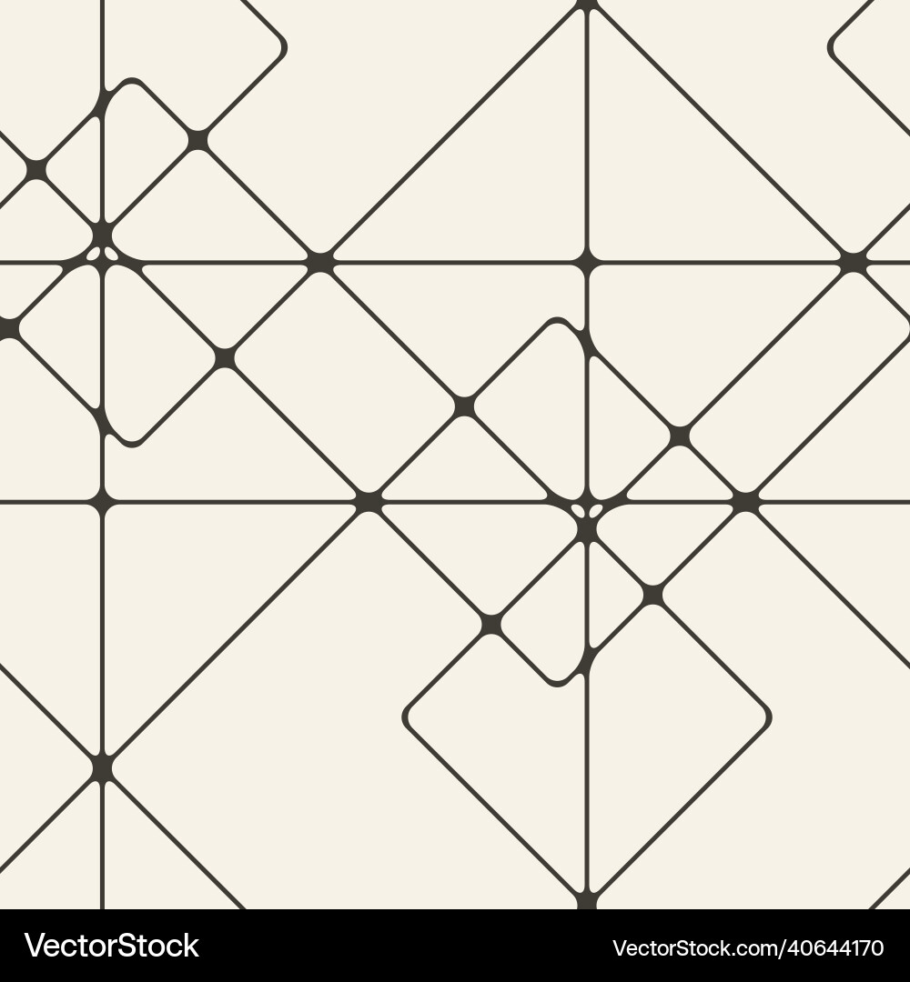 Seamless geometric pattern repeating line vector image
