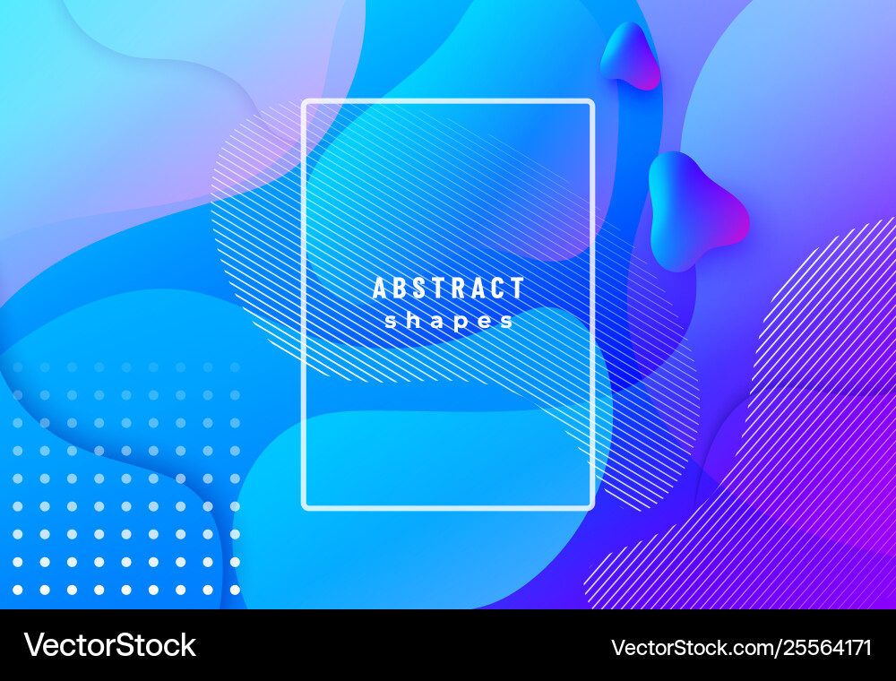 Fluid Gradient Abstract Background Vector Image