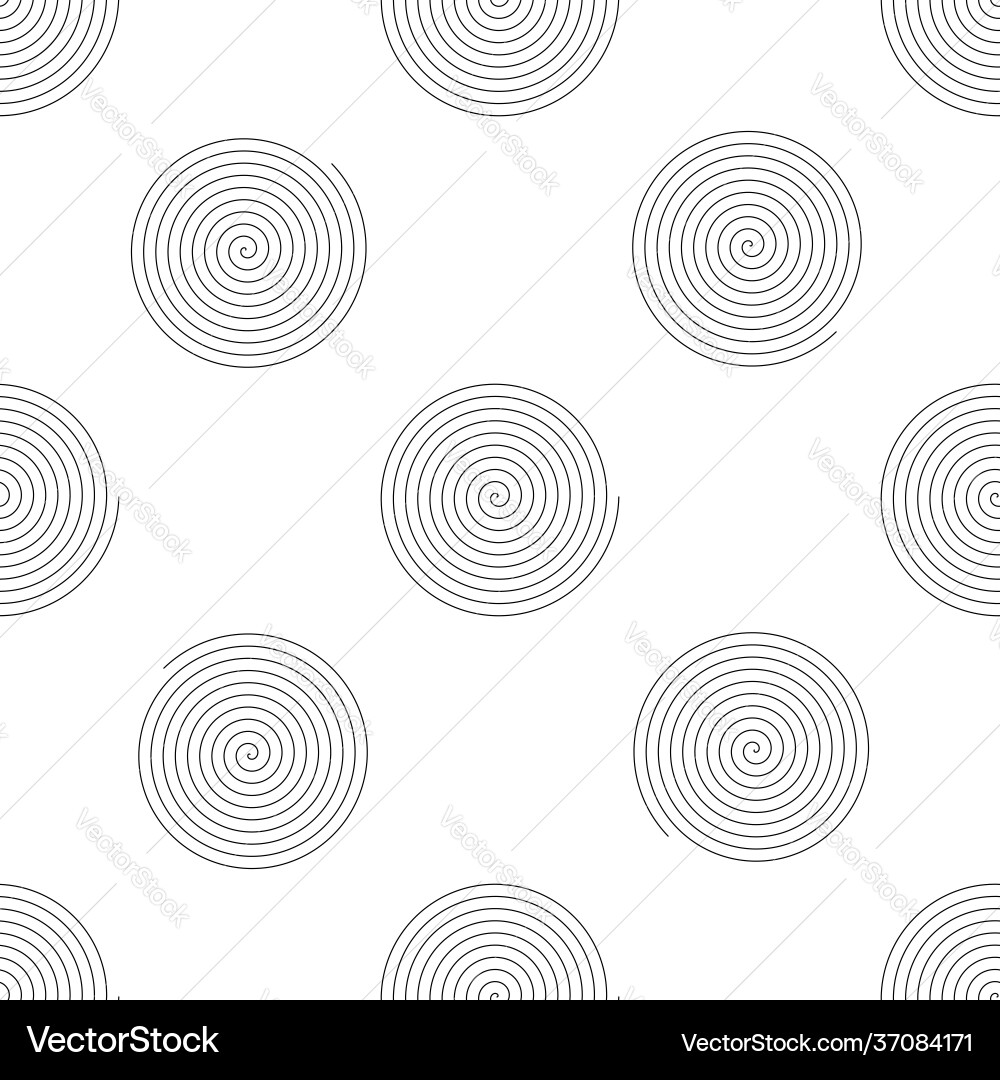 Repeatable pattern with spiral swirl twirl shape Repeatable pattern with spiral swirl twirl shape vector image