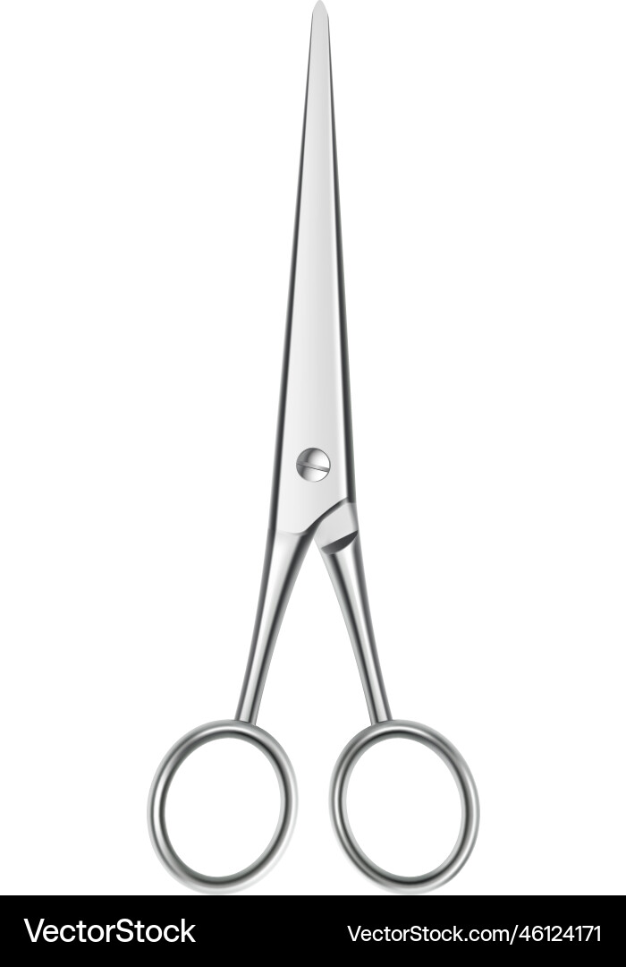 Shaving scissors hairdressing composition vector image