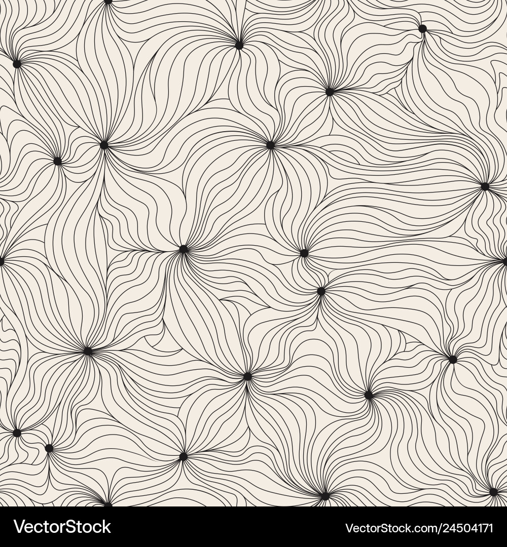 Tangled seamless pattern Tangled seamless pattern vector image