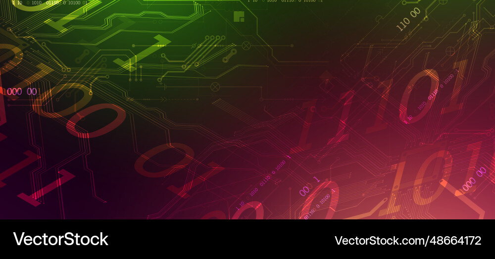 Abstract background on technological Abstract background on technological vector image