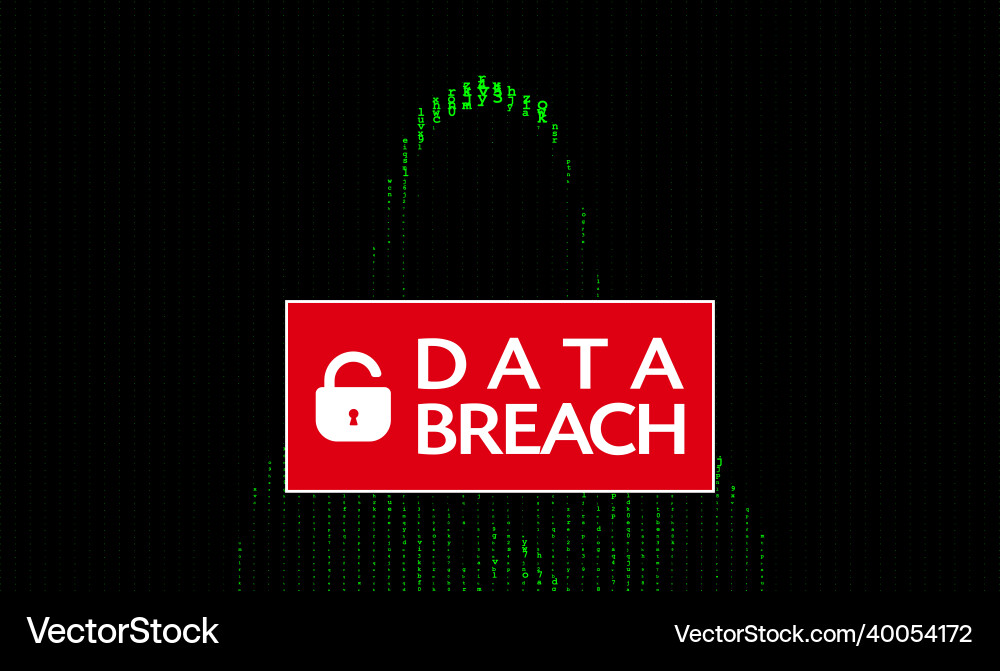 Abstract technology binary code dark red Abstract technology binary code dark red Vector Image