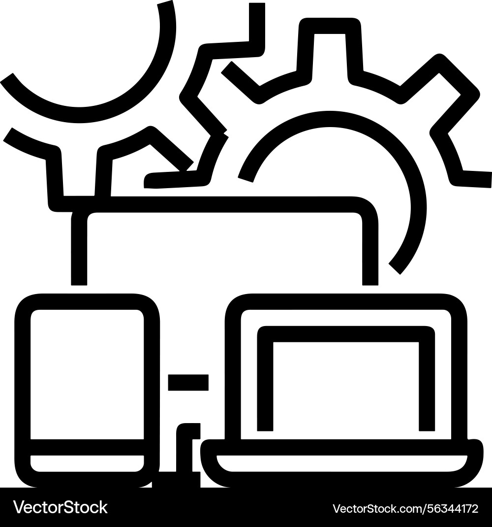 Computer icon symbol image vector image