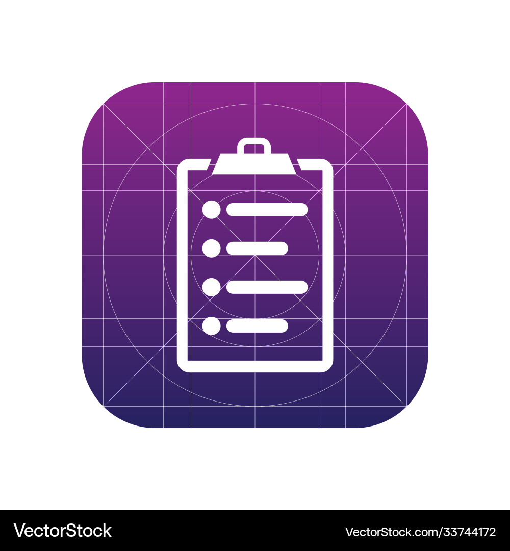 Document form blank icon sign vector image