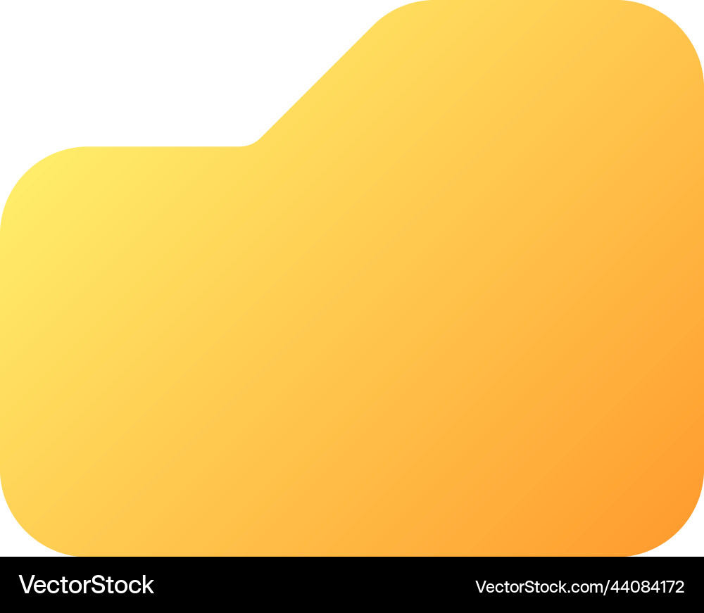 Folder pixel perfect flat gradient color ui icon Folder pixel perfect flat gradient color ui icon vector image
