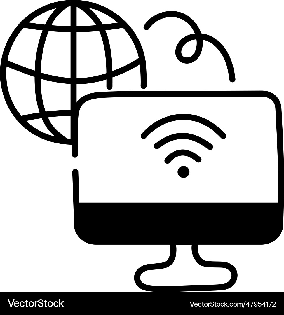 Internet browsing Vector Image