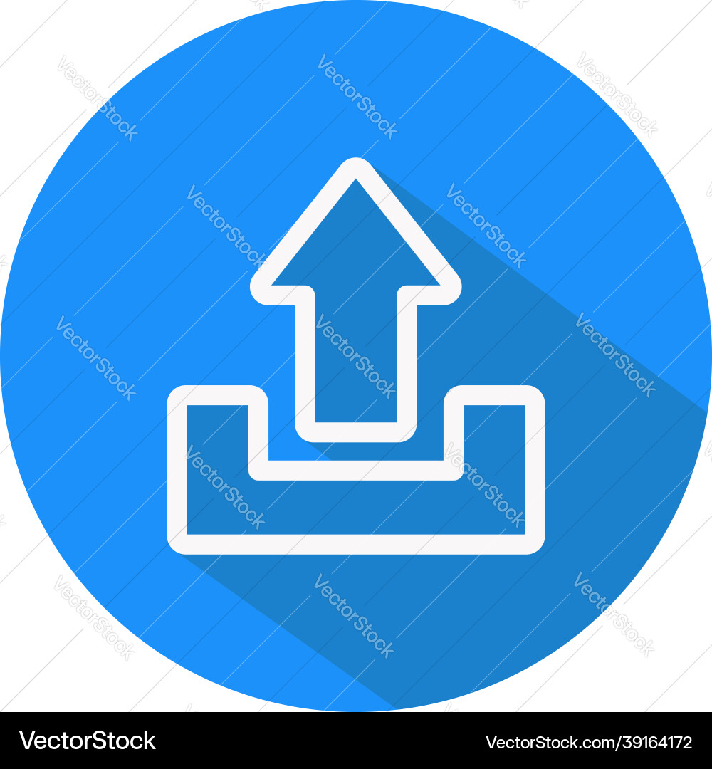 Internet upload on a white background Vector Image