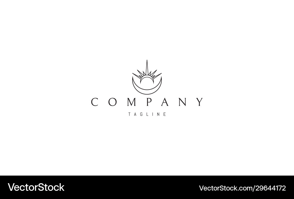 Logo on which an abstract image Vector Image