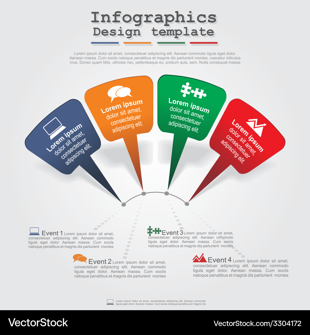 Modern arrow infographics element layout Vector Image