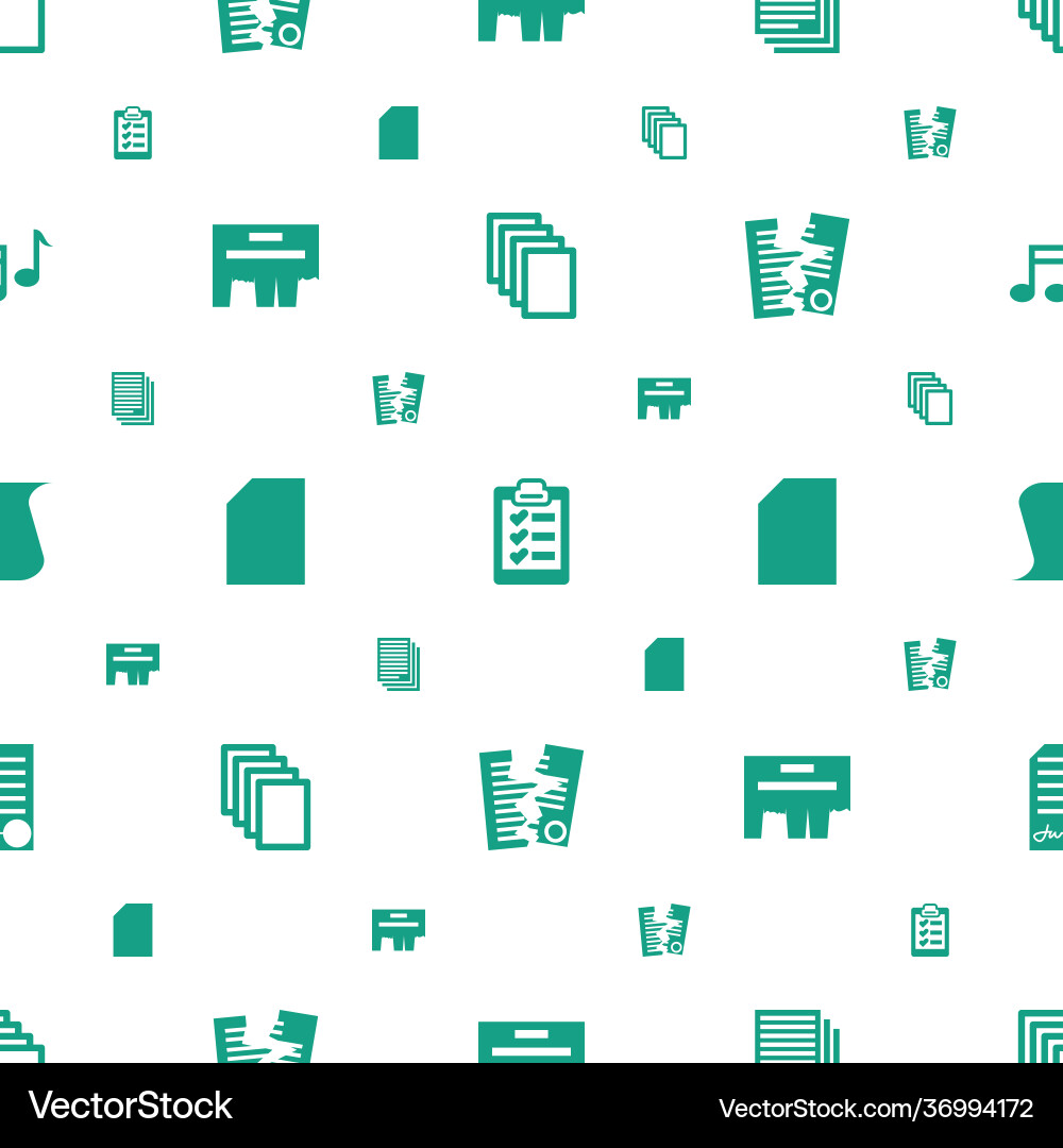 Sheet icons pattern seamless white background Vector Image